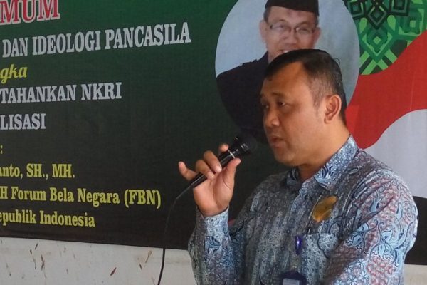 Edi Ribut Isi Kuliah Umum Bela Negara di Kampus STAI Darussalam Lampung Timur