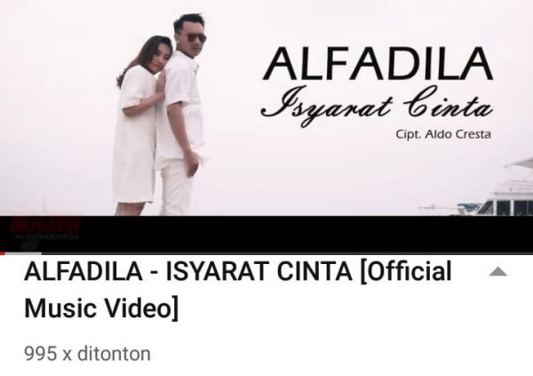 Alfadila Rilis Lagu Isyarat Cinta