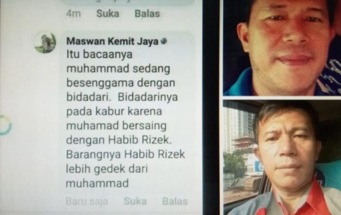 Maswan, si Penghina Nabi di Media Sosial Ditetapkan Sebagai Tersangka