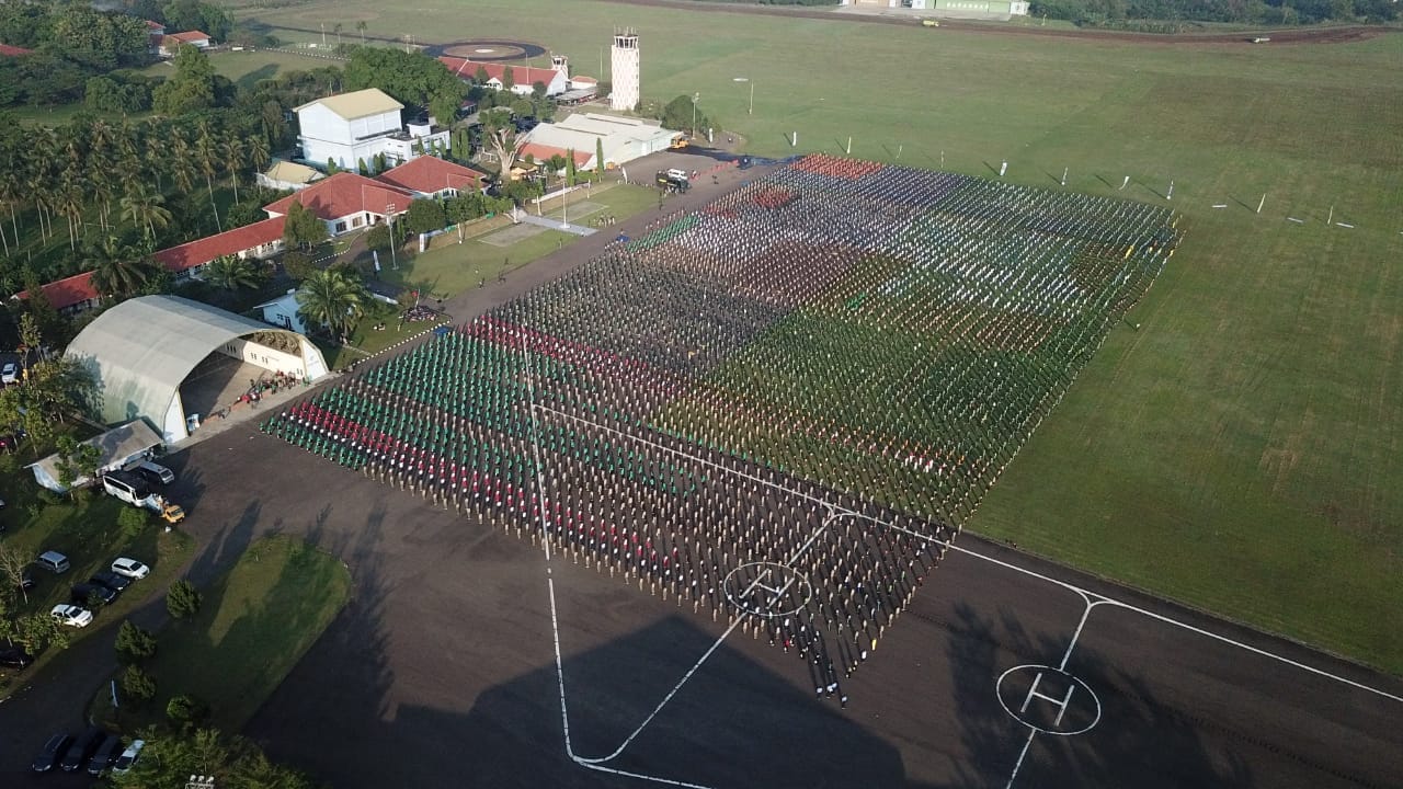 TNI di Bogor Turut Pecahkan Rekor MURI Tari Gemu Fa Mi Re