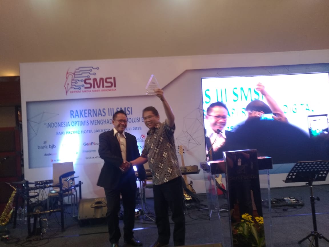 Menteri Kominfo RI Membuka Rakernas III SMSI