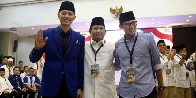 AHY Jadi Jurkam Nasional Prabowo-Sandiaga