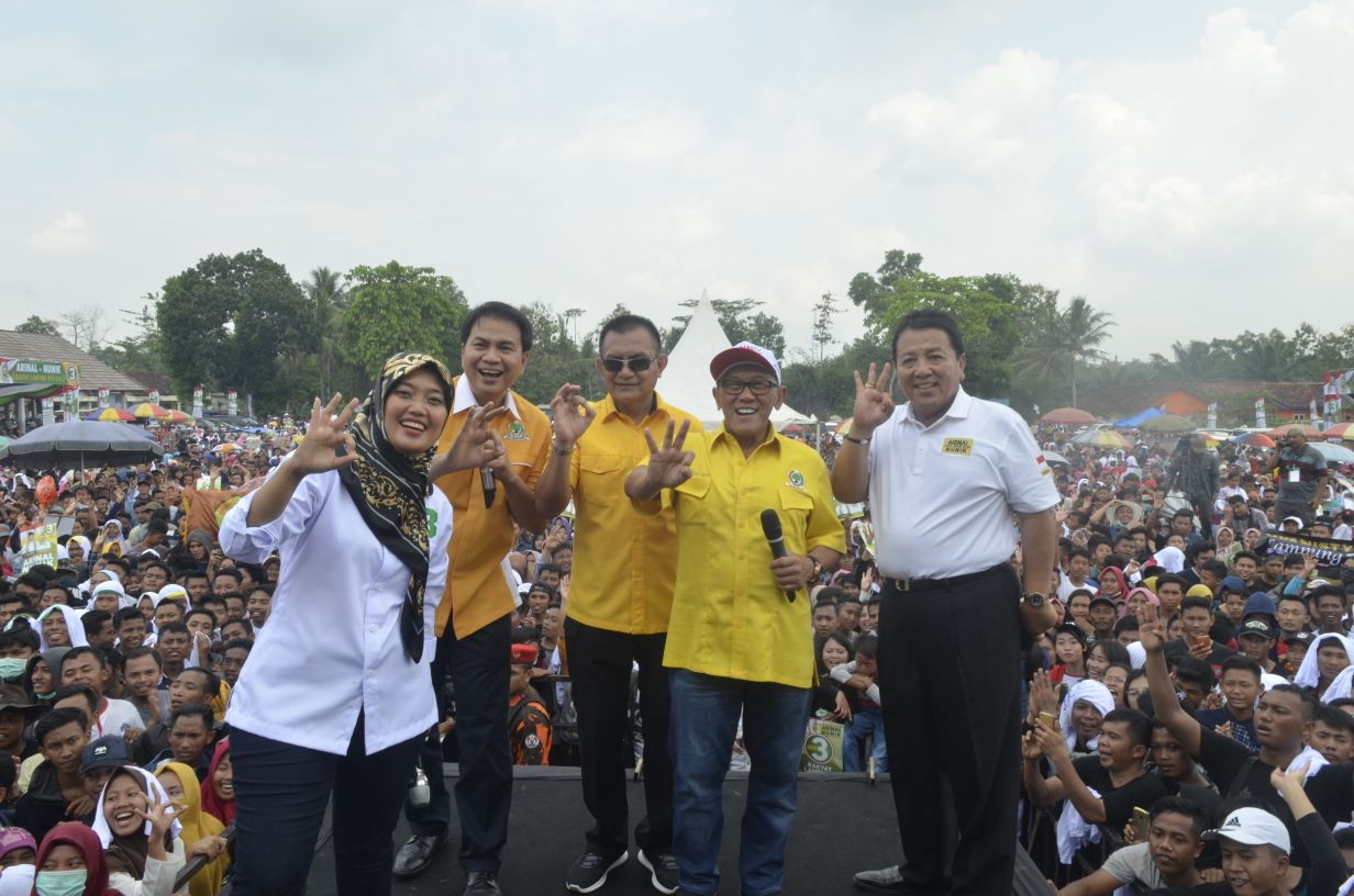 Aburizal Bakrie: Saya Pulang Ke Lampung Untuk Ajak Rakyat Pilih Arinal