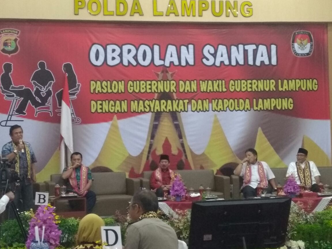 Kapolda Ajak Kandidat Pilgub Terus Jaga Kondusifitas Lampung