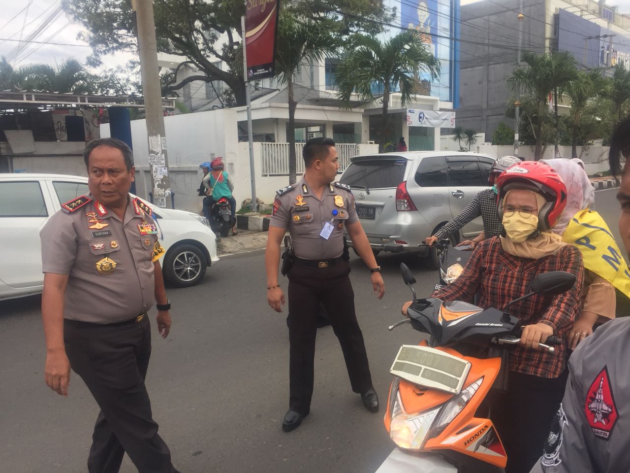 Kapolda Lampung Atur Lantas di Adipura