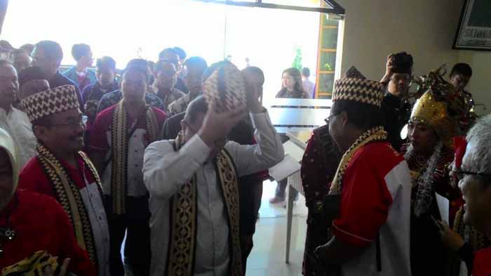 Rektor UNILA Sambut Ketua MPR Di Pembukaan KKN Kebangsaan 2018