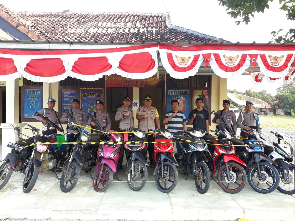 Ungkap 10 Kendaraan Bodong, Polsek Bengkunat Amankan 3 Pelaku
