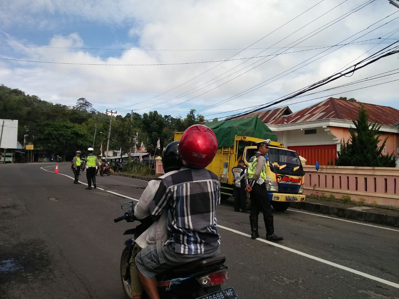 Dishub dan Sat lantas Lampung Barat Gelar Operasi