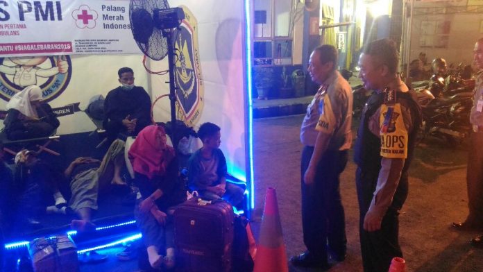 Kapolda Lampung Pantau Pospam di Terminal Rajabasa, Tegaskan Pemudik Aman