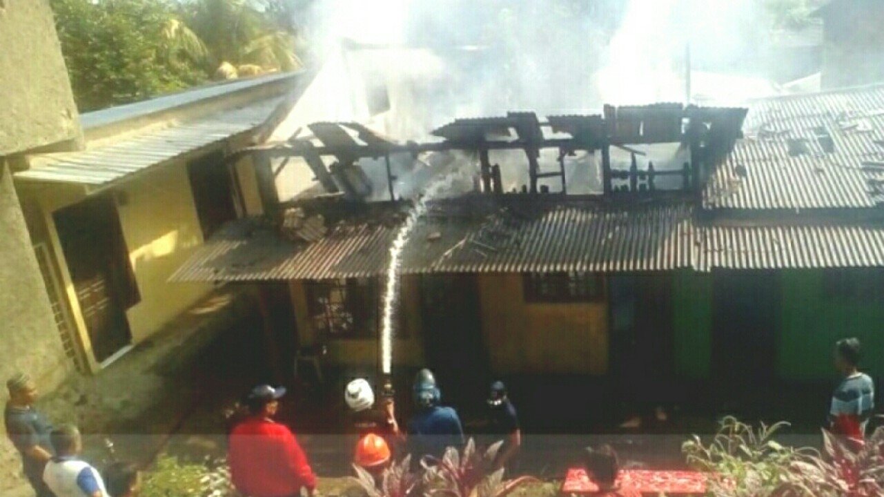 Rumah Kontraktor di Enggal Terbakar, Sehari Tiga Kebakaran di Bandar Lampung