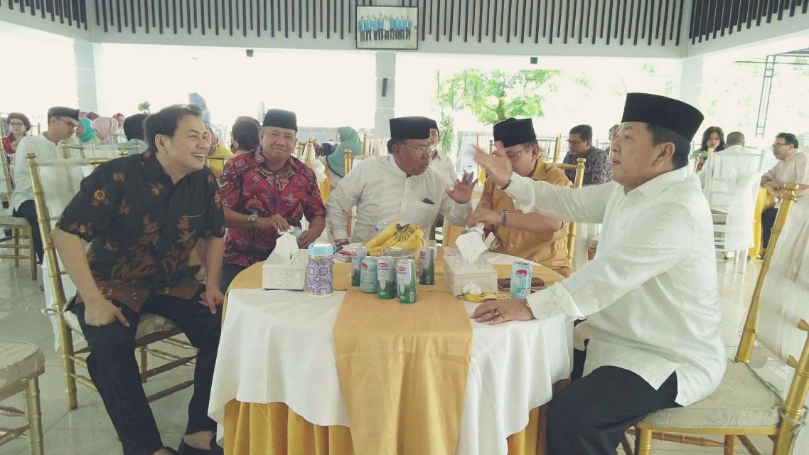 Cagub Lampung Arinal Djunaidi Curhat di Acara Halalbihalal