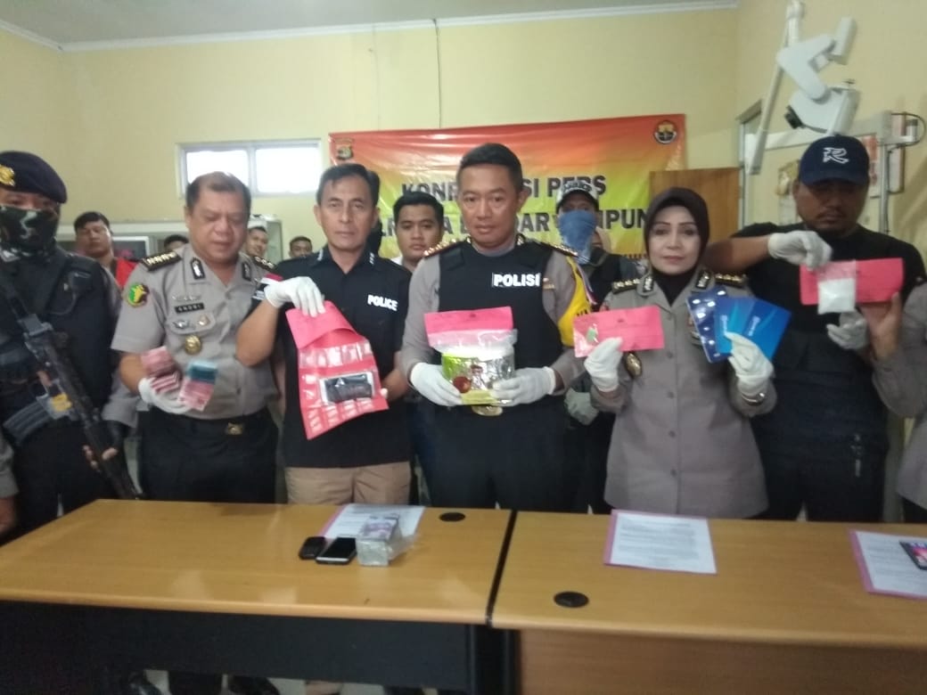 Diduga Menyalahgunakan Narkoba Warga Kali Awi Diamankan Satres Narkoba Polresta Bandarlampung