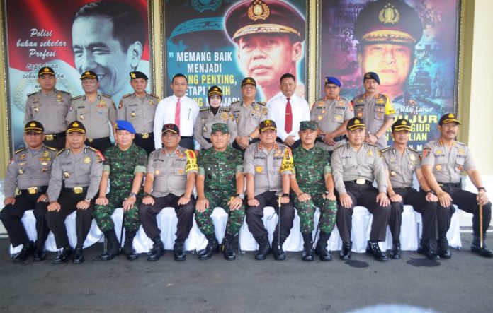 Pangdam II Sriwijaya dan Kapolda Lampung Hadiri Rakoord Anev Mudik Lebaran
