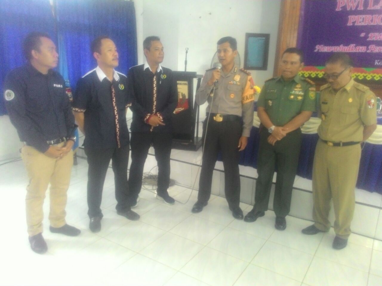 Kadis Kominfo Menutup Acara Konferkab VI PWI Lampura