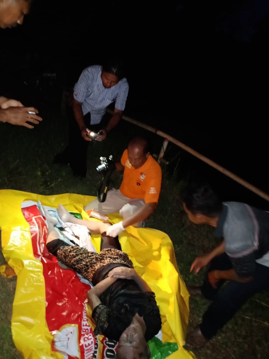 Pemancing Temukan Mayat Sri Partini Mengambang di Aliran Sungai Irigasi