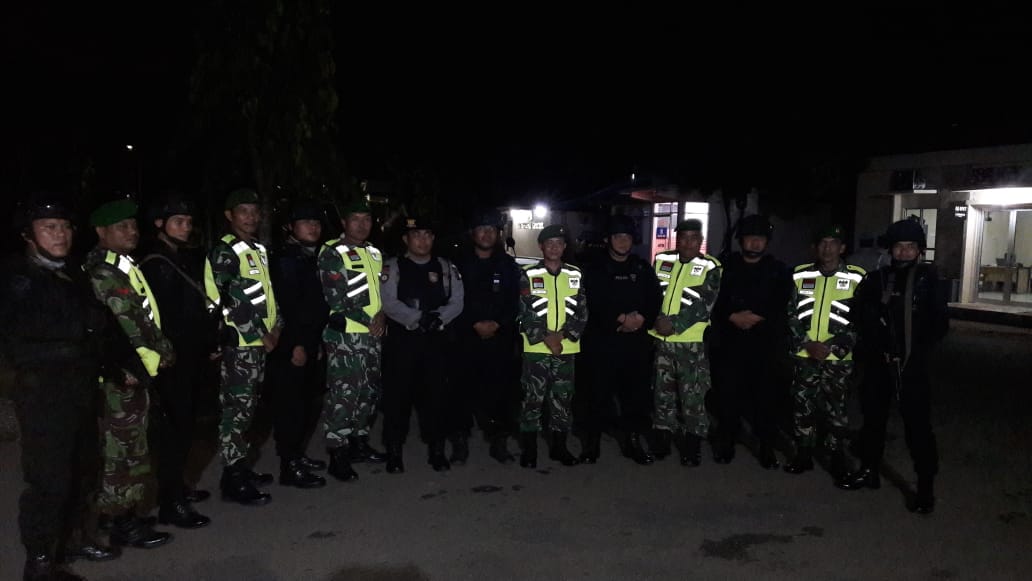 Ciptakan Keamanan Beribadah, Polres Bersama Kodim 0412 Lampura Gelar Patroli