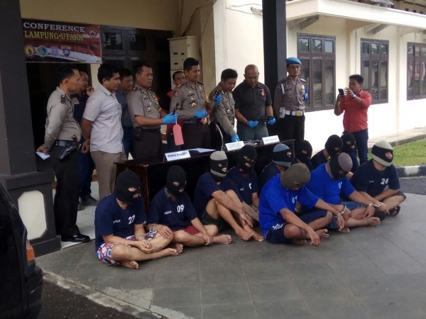 Tingkatkan Stabilitas Keamanan, Polresta Lampura Gelar Konferensi Pers