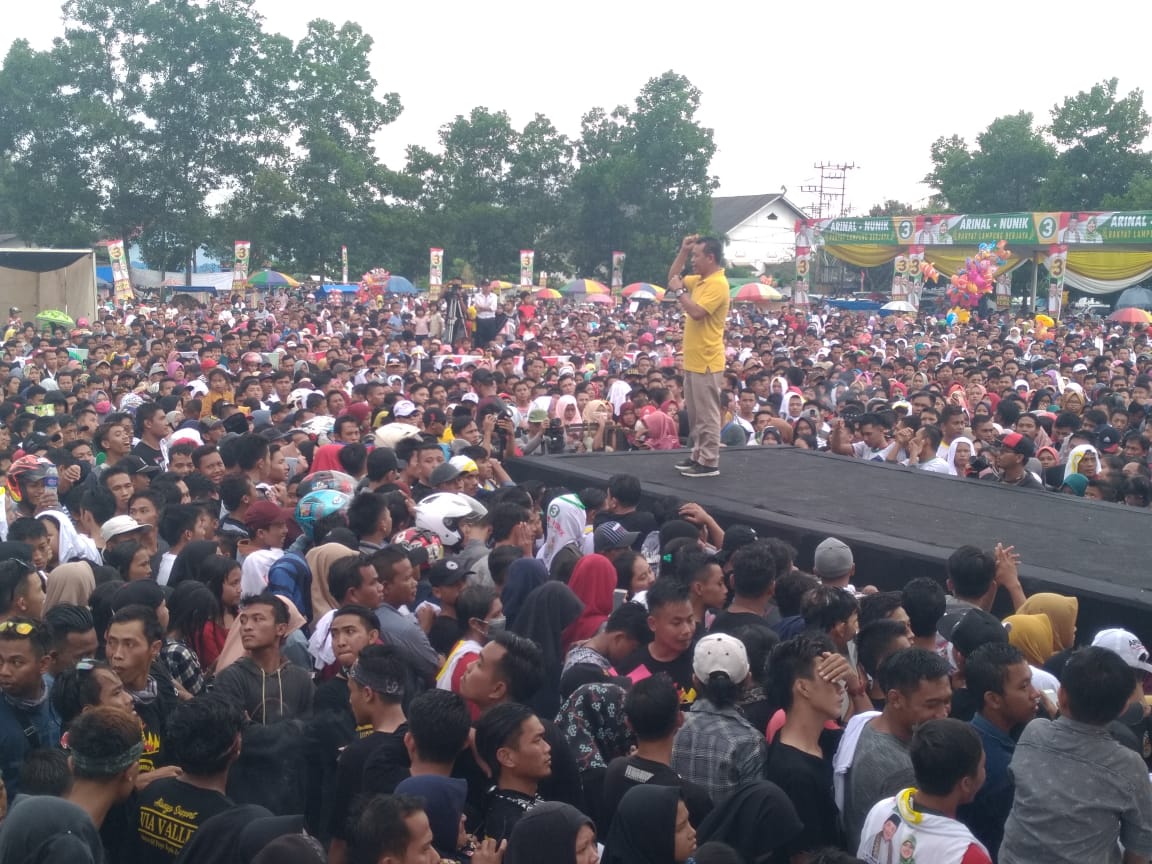 Warga Melinting Lamtim Berharap Arinal-Nunik Menang di Pilgub Lampung