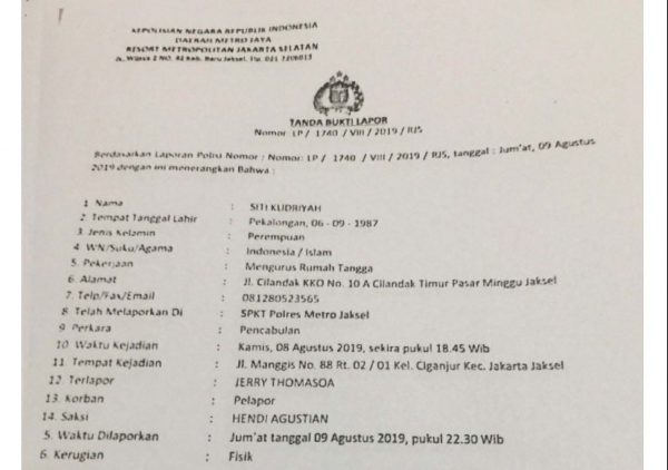 Komnas Anti Kekerasan Perempuan Rekomendasikan Menahan JT Tersangka Pencabulan