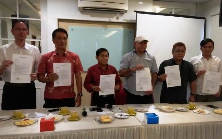 Laskas Manguni Indonesia Se-Provinsi Banten Sepakat Menyatakan Mundur