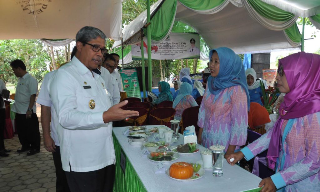 Wabup Lamteng Buka Kegiatan Lomba Cipta Menu