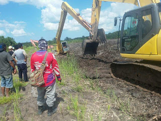 Accu Alat Berat Perbaikan Jalan Dicuri Warga Mesuji “Geram”