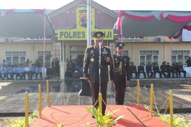 Irjen Suntana Irup Hari Pancasila Di Polres Mesuji