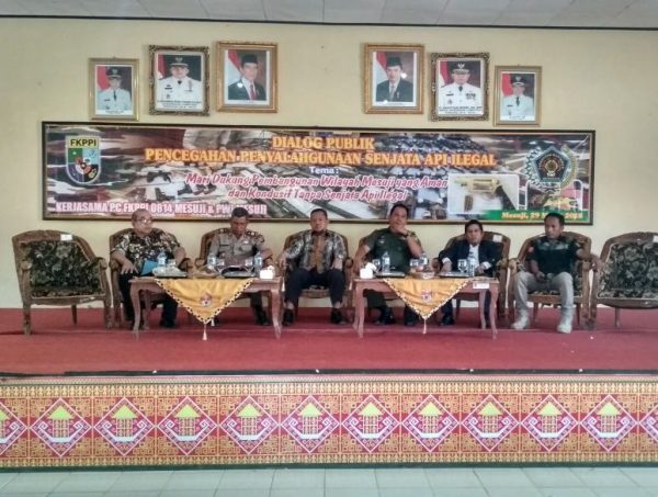 FKPPI Bersama PWI Lampung Sosialisasikan Dampak Penyalahgunaan Senpi Ilegal