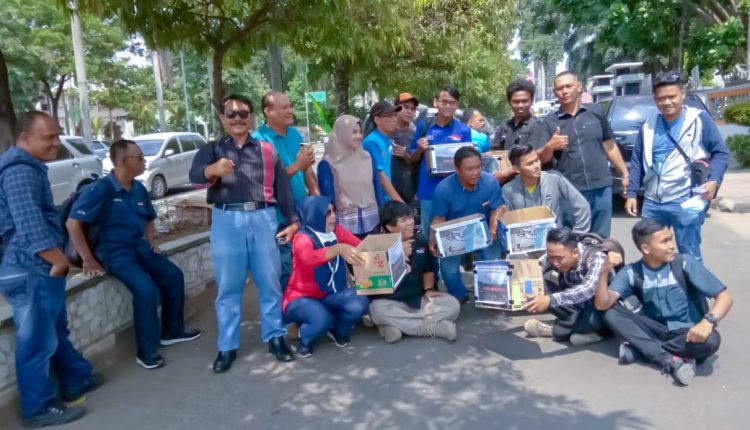 Wartawan Metro Kumpulkan Donasi di Jalan Untuk Musibah Palu-Donggala