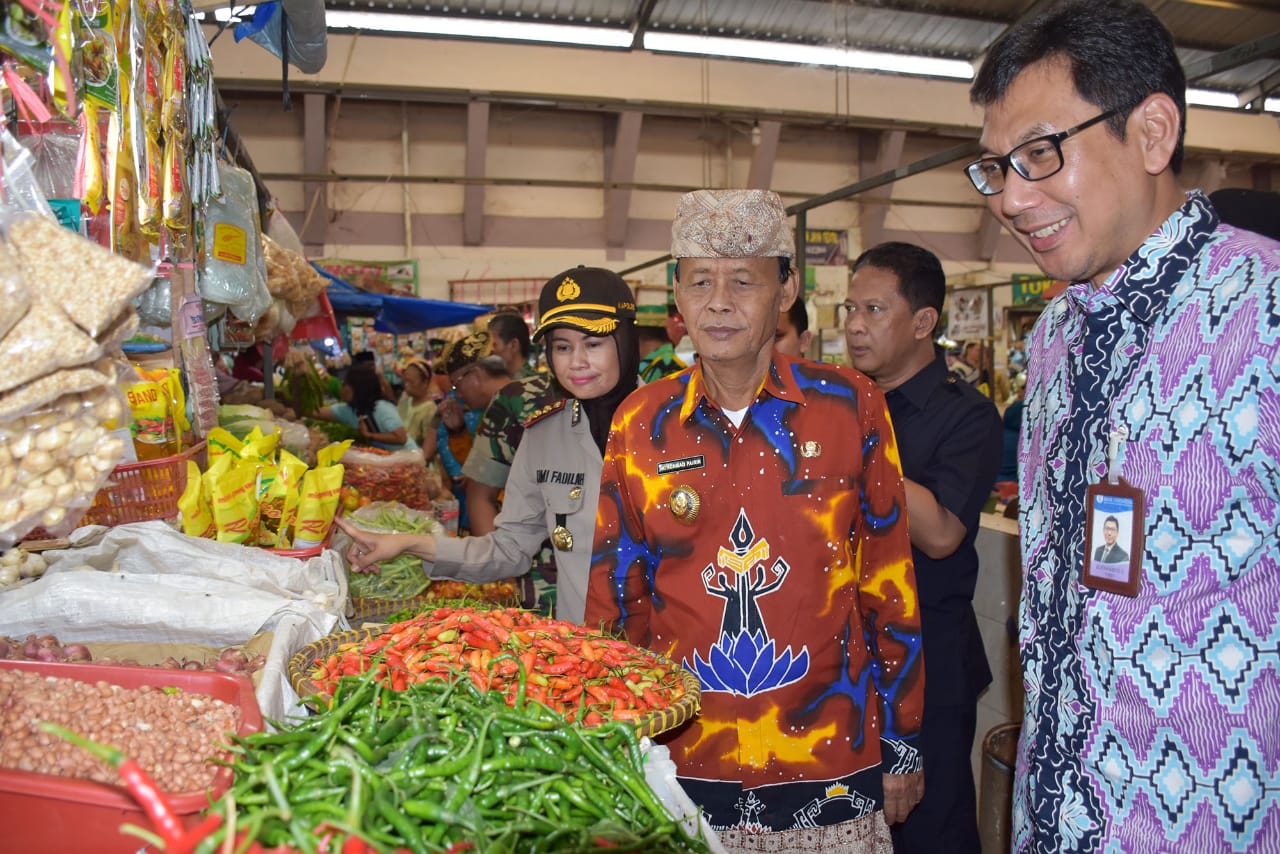 Jelang Idul Fitri Walikota Metro Sidak Pasar dan Terminal