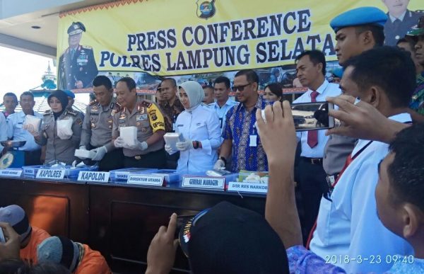 Narkoba Jenis Sabu 10kg Di Amankan Polres Lamsel