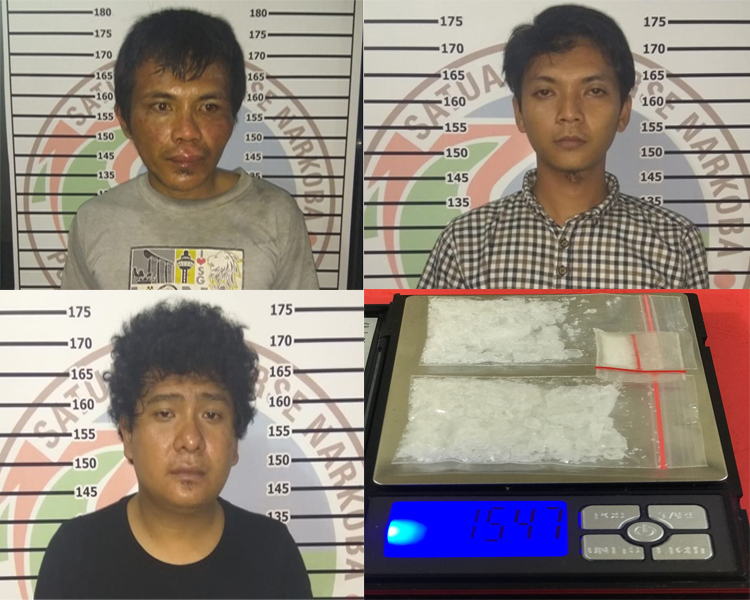 Tiga Warga Balam Tertangkap di Stasiun Kereta Api Kotabumi, Diduga Hendak Pasok Shabu-Shabu