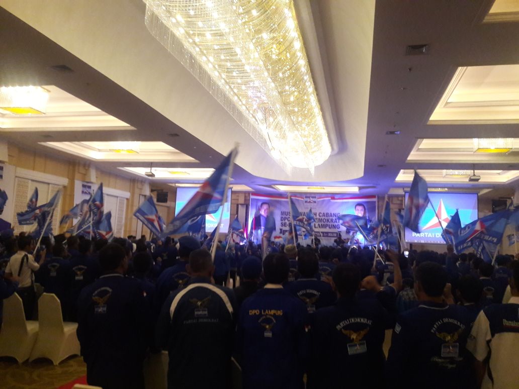 Muscab se-Lampung Demokrat Siap Menangkan Ridho-Bakhtiar