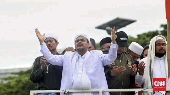 Rizieq Shihab Haturkan Terima Kasih ke Pemerintahan Jokowi