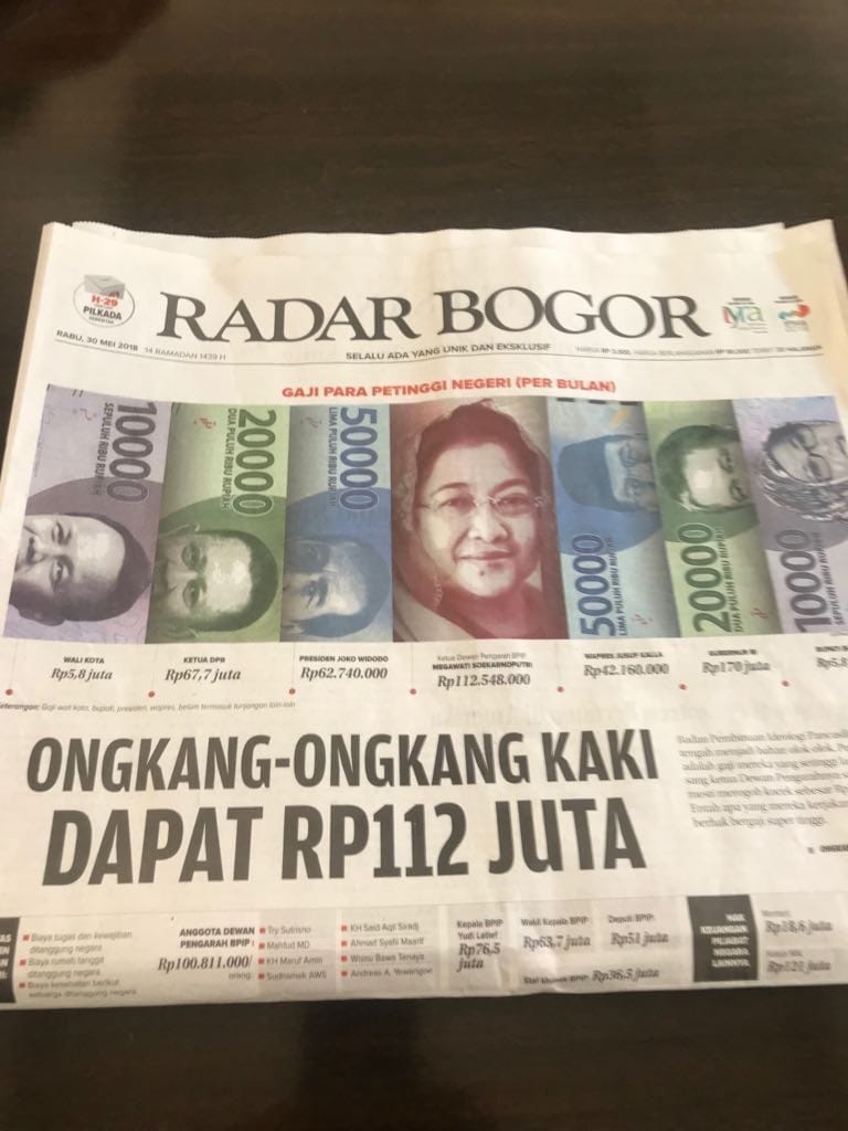 Kader PDI-P Gluruk Kantor Media Radar Kota Bogor?