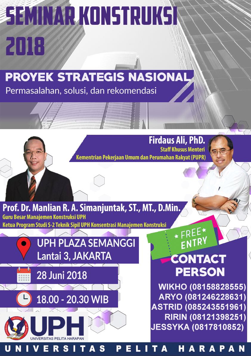 Komitmen Presiden Mendatang Adalah Industri Konstruksi Harus Berkelanjutan