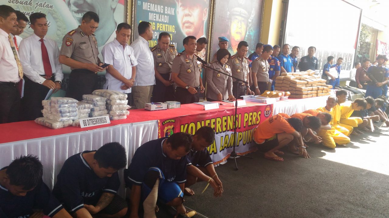 Subdit Indagsi Polda Lampung Amankan 50 Ton Garam Konsumsi Berbahaya
