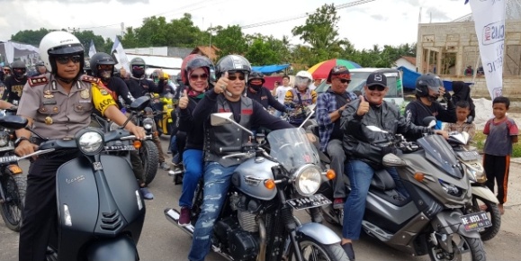 Bupati Umar Ahmad Pimpin “Rolling Thunder” Penggemar Sepeda Motor