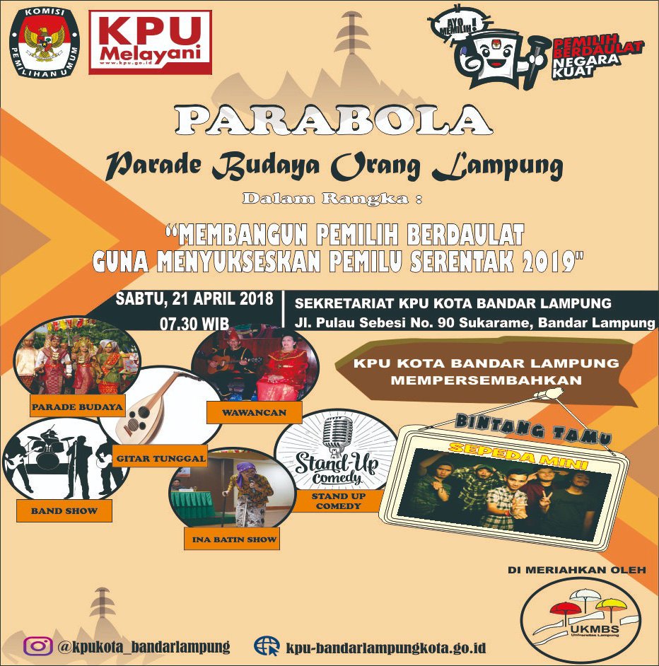 Partai Peserta Pemilu Siap Ikuti Parade Budaya Songsong Pemilu