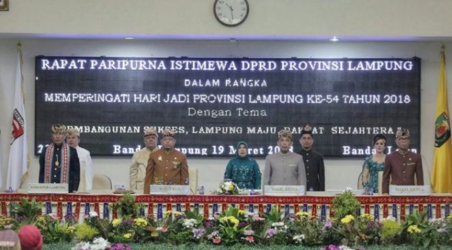 Tingkat Kehadiran Anggota DPRD Lampung Capai 90 Persen