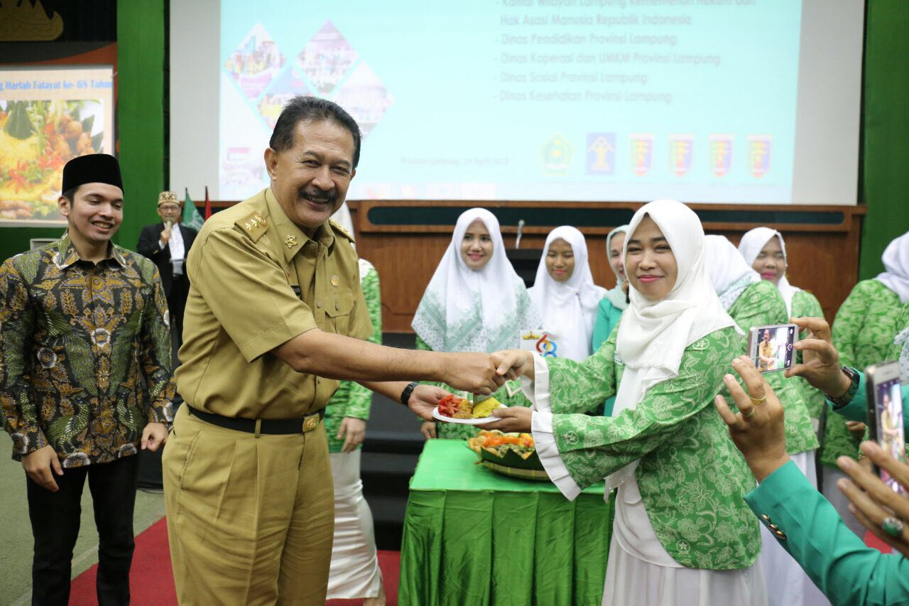 Rayakan Harlah ke-68, Fatayat NU Siap Jadi Mitra Pemprov Lampung