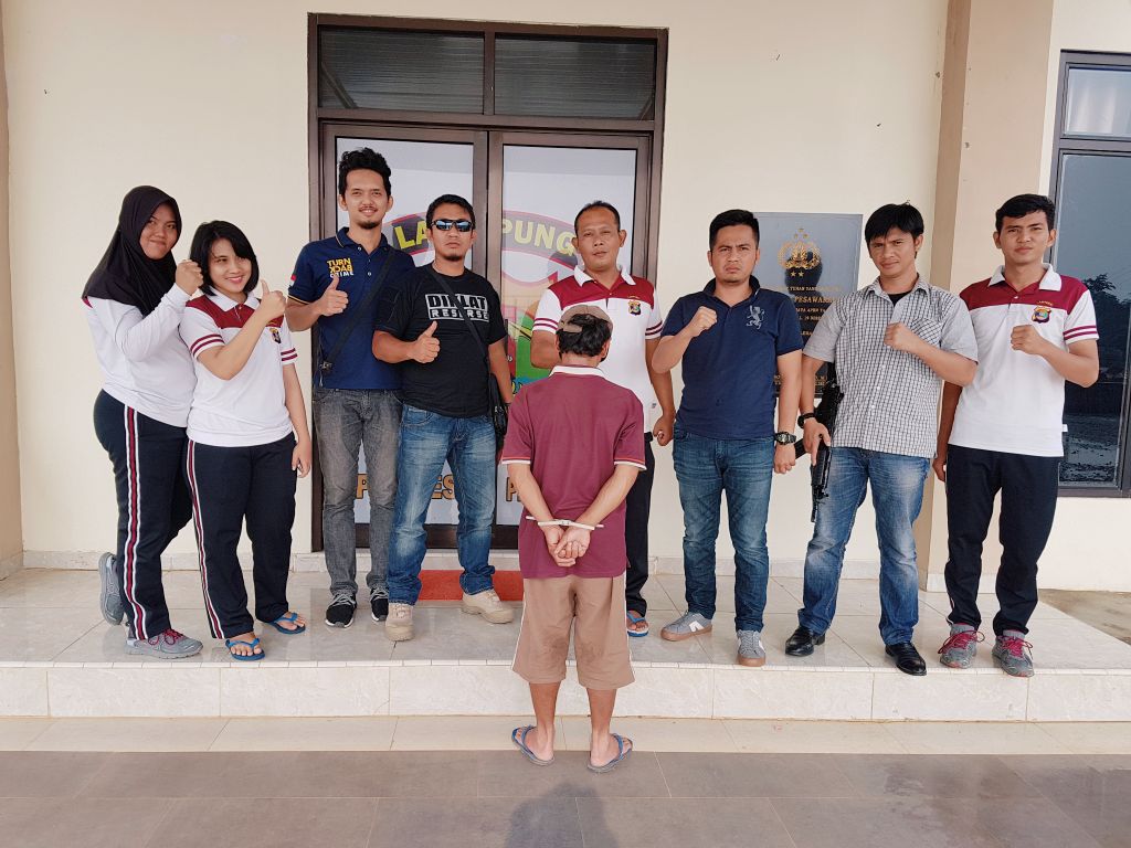 Lecehkan Anak Dibawah Umur Buruh Ditangkap Tim Tekab Pesawaran