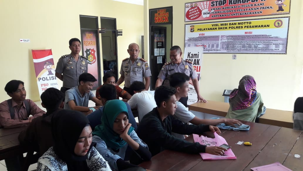 Mulai Pendaftaran CPNS, Kapolres Pesawaran Cek Ruang Pelayanan SKCK