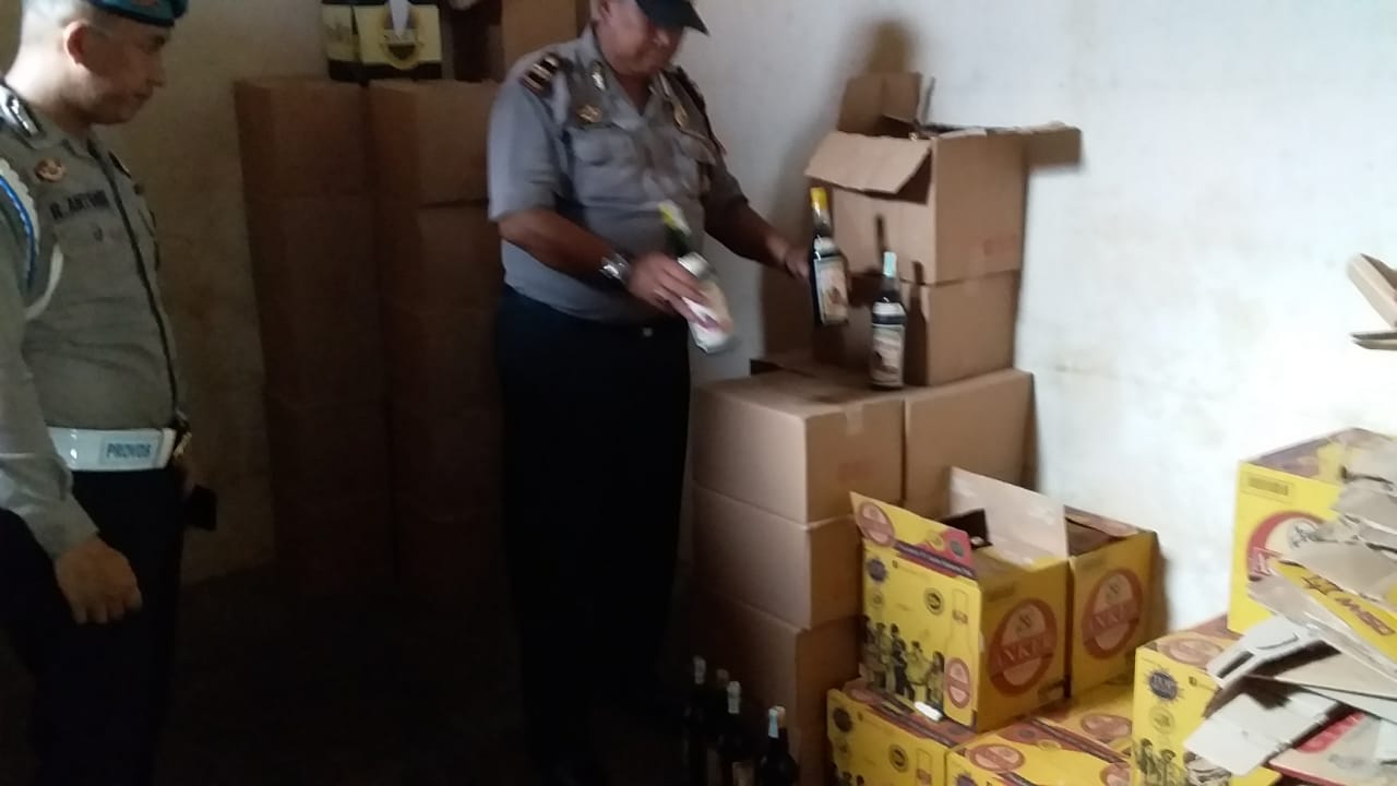 Polres Pesawaran Operasi Razia Rutin Pekat Sambut Ramadhan