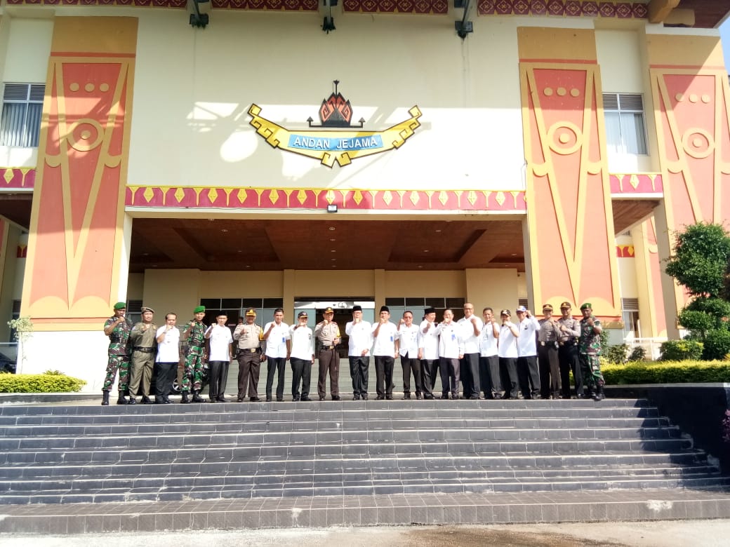 Pemkab Pesawaran Adakan Apel Tiga Pilar Bentuk Kesiapan Menghadapi Pilkada Lampung