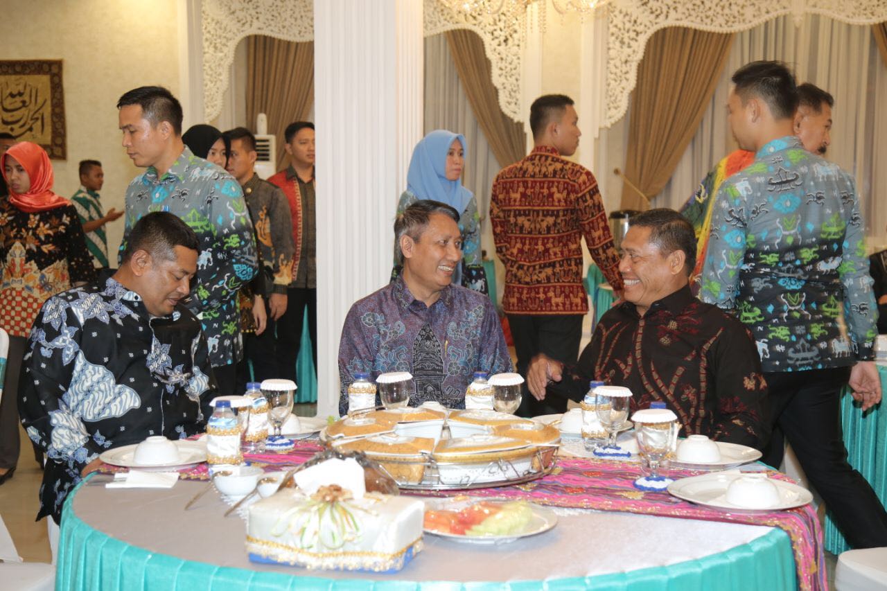 Pjs Gubernur Lampung Sambut Forkopimda dan OASE Di Rumah Dinas