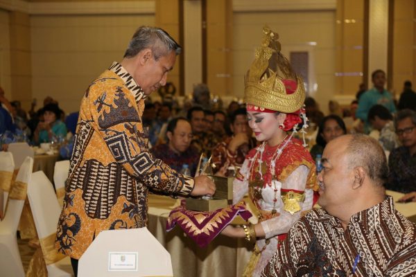 Pjs. Gubernur Lampung Buka Ramah Tamah Forum Kerjasama Daerah Mitra Praja Utama