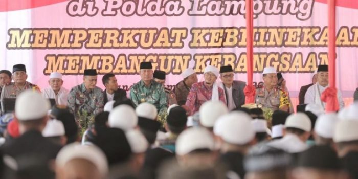 Dzikir Kebangsaan Bersama Aa Gym, Ini Pesan Pjs. Gubernur Lampung