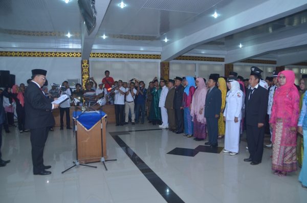 Plt. Bupati Lampura Lantik Pejabat Esselon III dan IV
