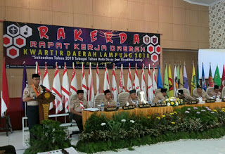 Idrus Effendi Buka Rakerda Gerakan Pramuka Lampung Tahun 2018